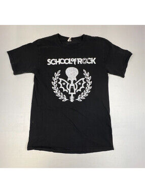 Hanes School of Rock Graphic T-Shirt Women S Short Sleeve Band Tee Music Movie